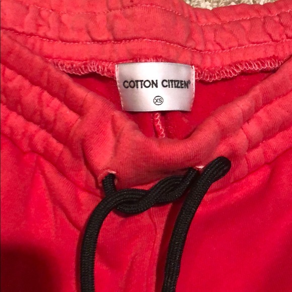 Cotton Citizen Red Track Pants - Picture 3 of 5